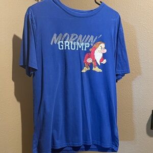 Disney Blue 'Morning Grump' Short Sleeve Tee